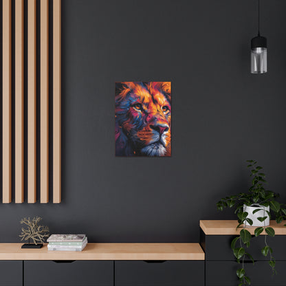 Lion - Illustration Canvas Gallery Wraps