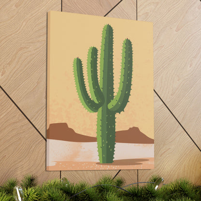 Cactus Plant - Illustration Canvas Gallery Wraps