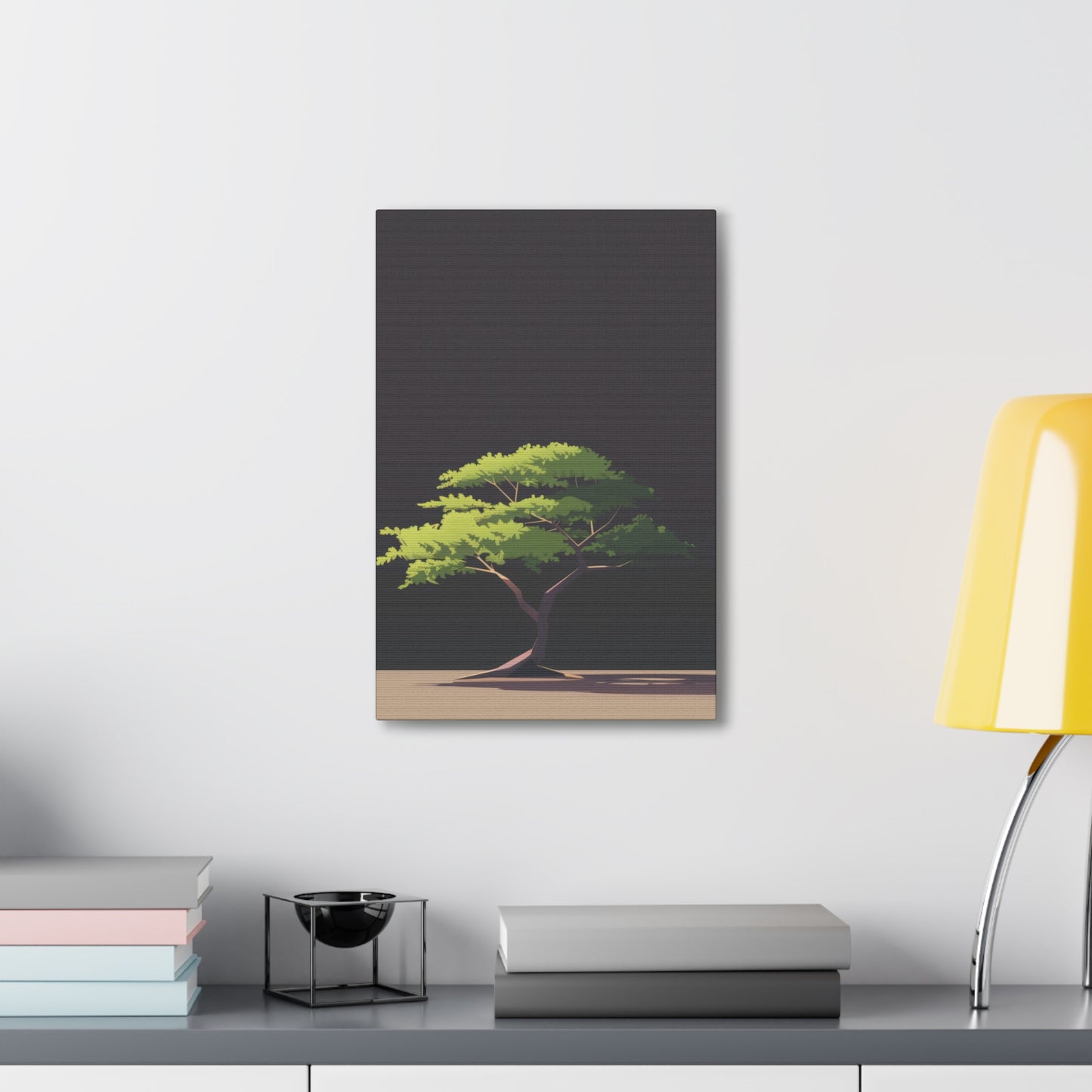 Bonsai Tree - Illustration Canvas Gallery Wraps