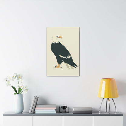 Bald Eagle Digital Illustration Canvas Gallery Wraps