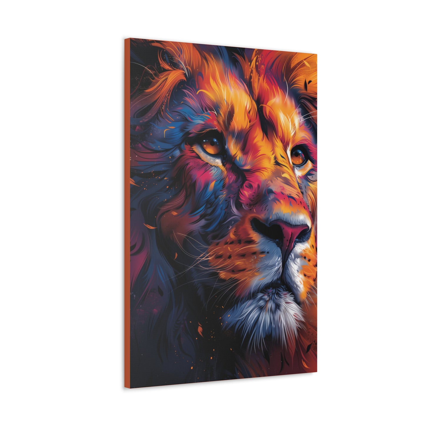 Lion - Illustration Canvas Gallery Wraps