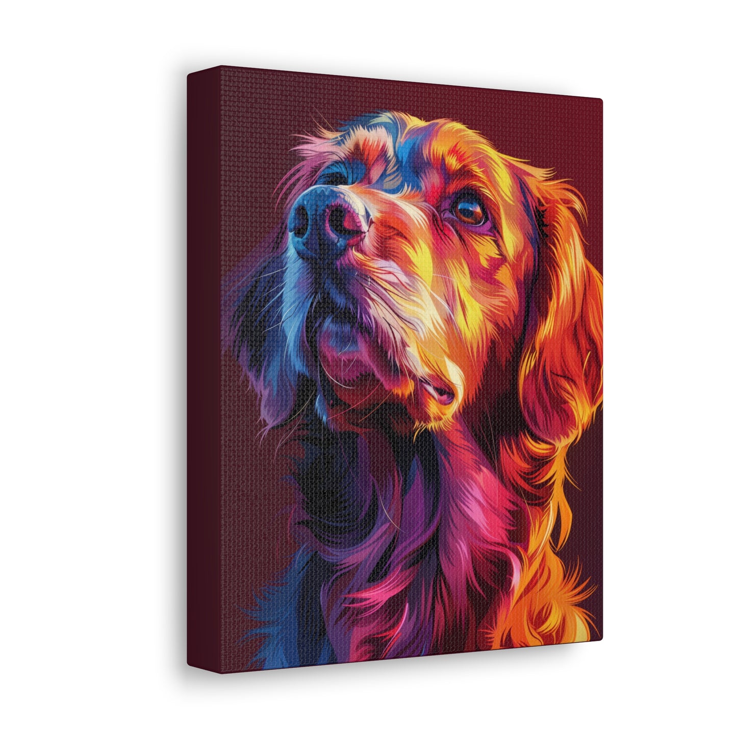 Labrador Dog - Abstract Illustration Canvas Gallery Wraps