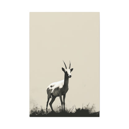 Goat Digital Illustration Canvas Gallery Wraps