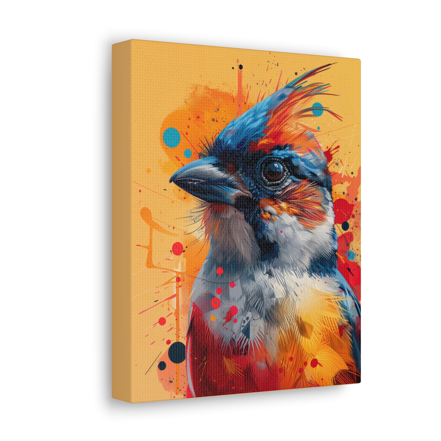 Bird - Abstract Illustration Canvas Gallery Wraps