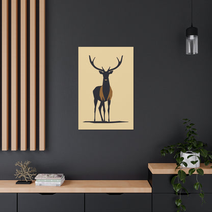 Reindeer - Digital Illustration Canvas Gallery Wraps