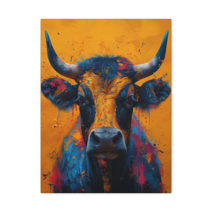 Buffalo - Illustration Canvas Gallery Wraps