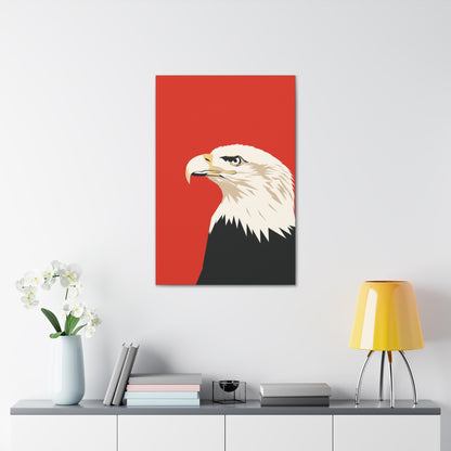 Bald Eagle Digital Illustration Canvas Gallery Wraps