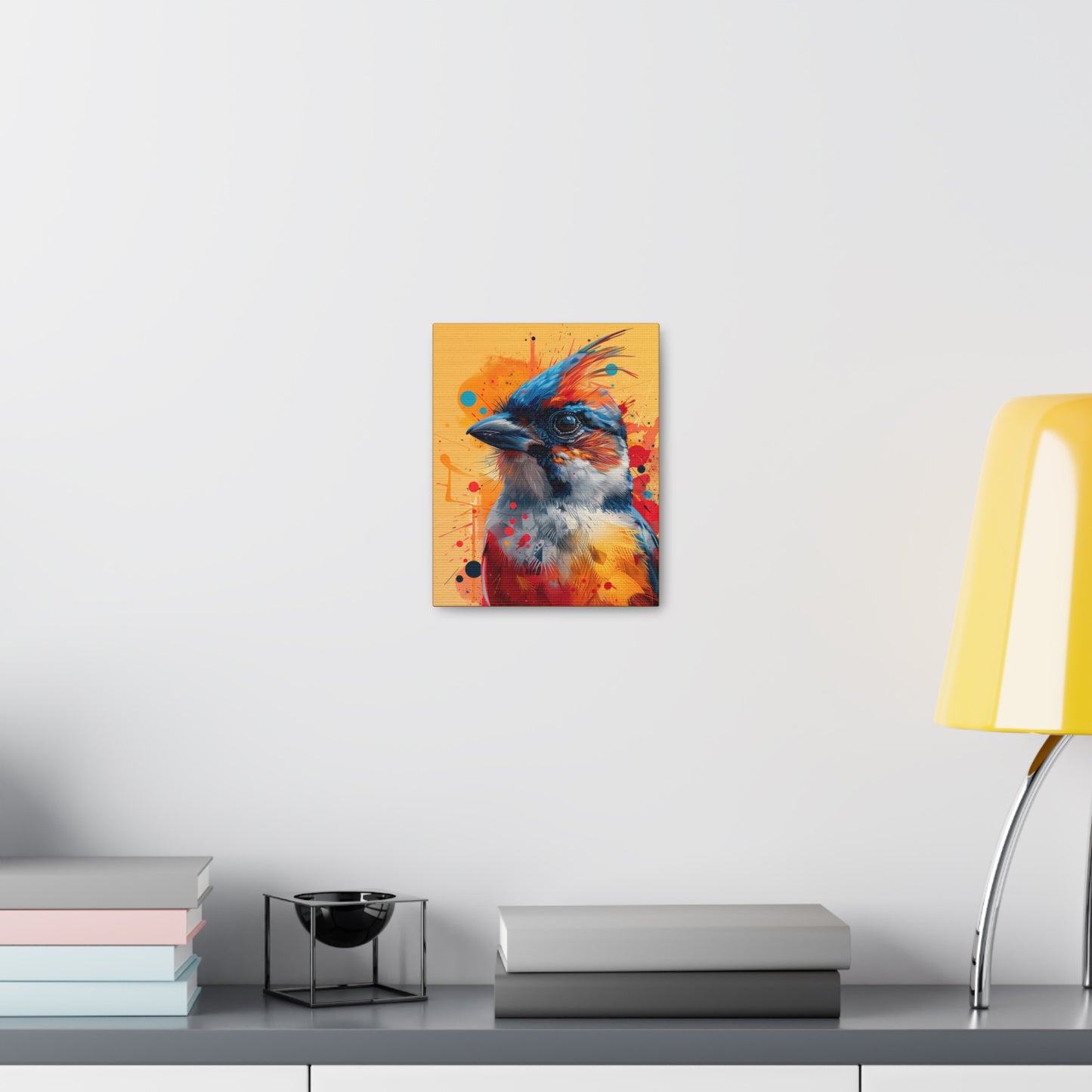 Bird - Abstract Illustration Canvas Gallery Wraps