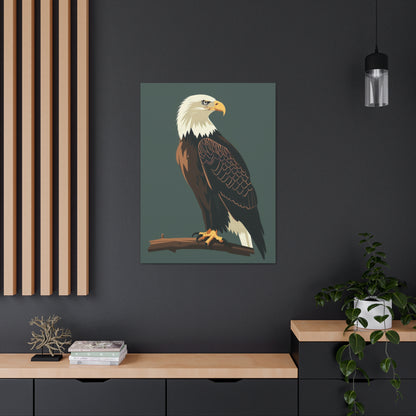 Eagle Digital Illustration Canvas Gallery Wraps