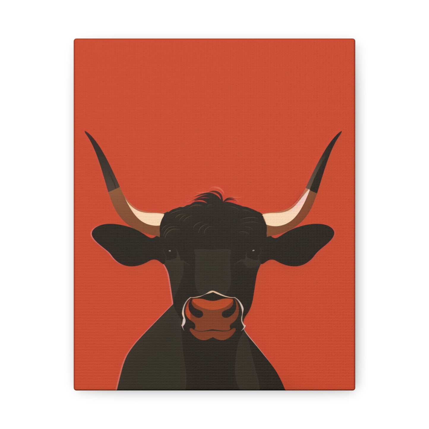 Bull Digital Illustration Canvas Gallery Wraps