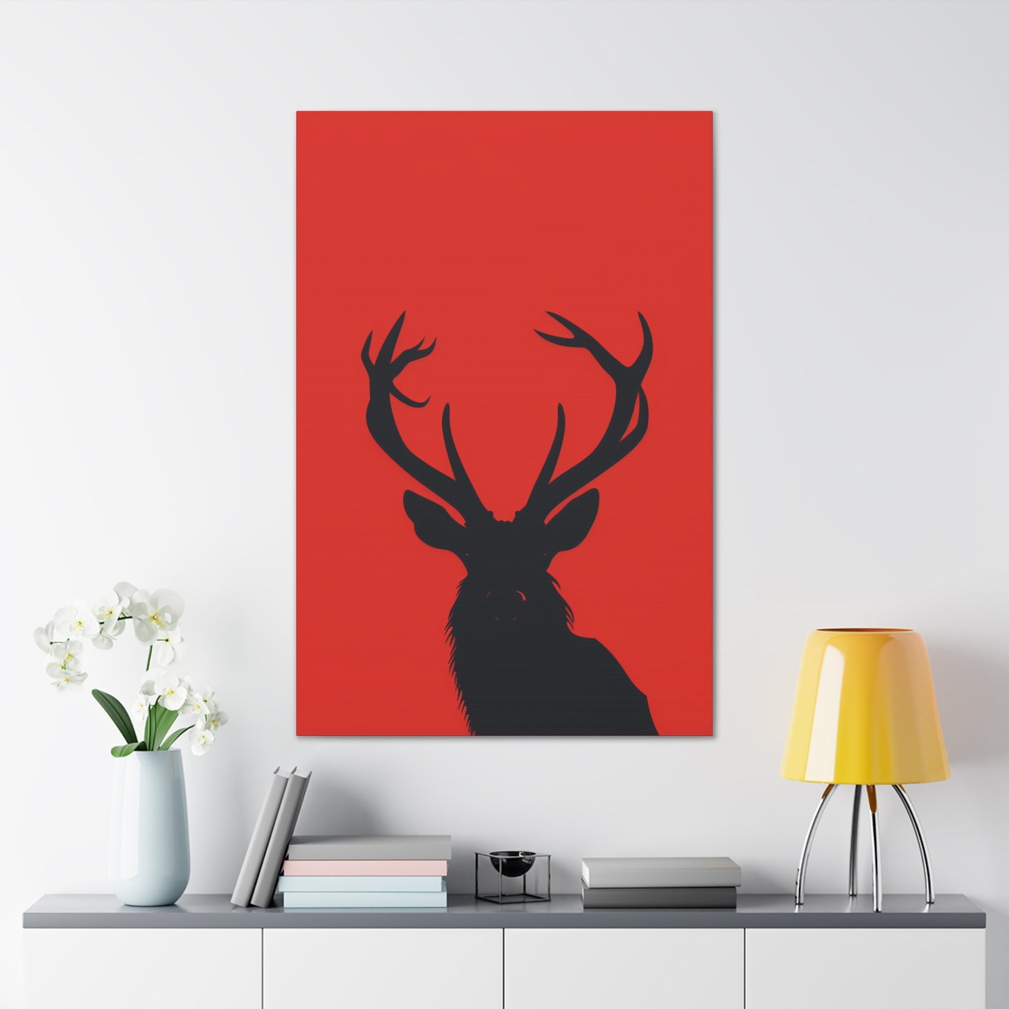 Reindeer - Digital Illustration Canvas Gallery Wraps