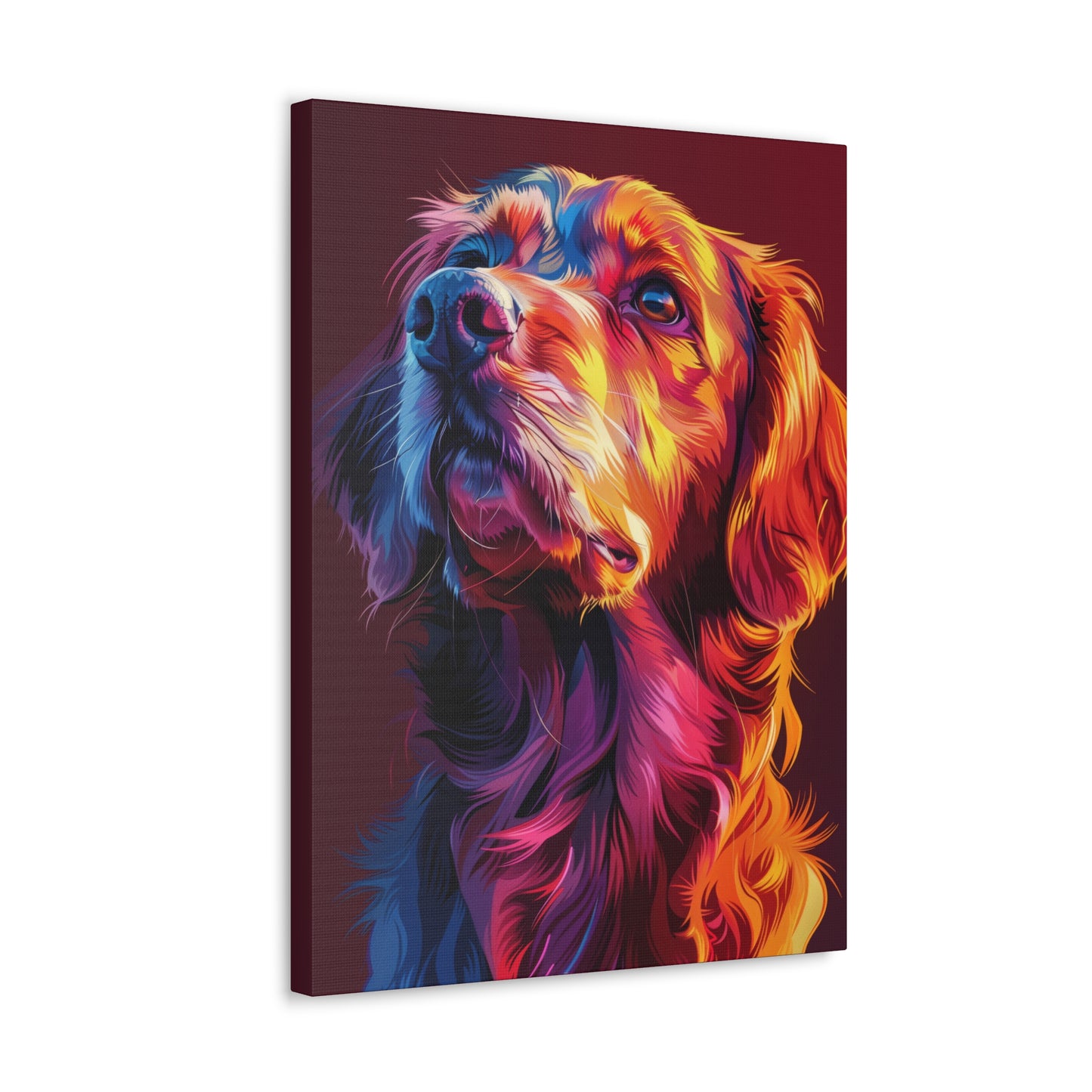 Labrador Dog - Abstract Illustration Canvas Gallery Wraps