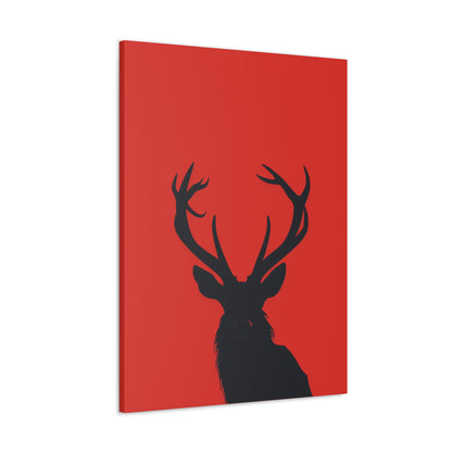 Reindeer - Digital Illustration Canvas Gallery Wraps