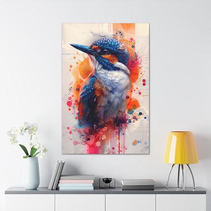 Bird - Abstract Illustration Canvas Gallery Wraps