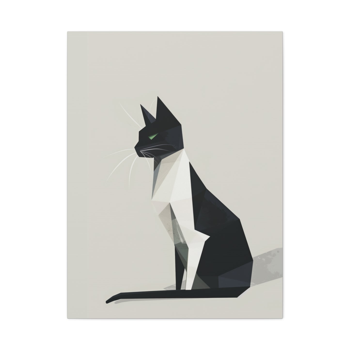 Cat - Digital Illustration Canvas Gallery Wraps