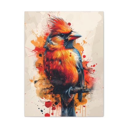 Bird - Abstract Illustration Canvas Gallery Wraps