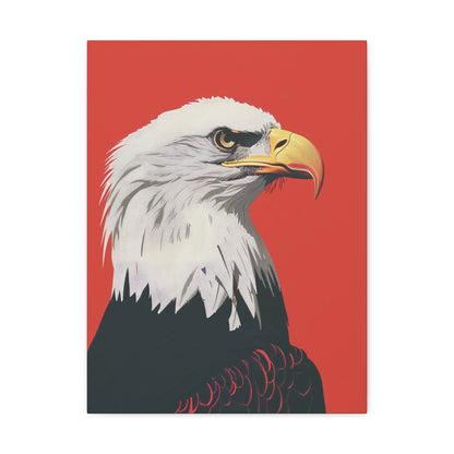 Bald Eagle Digital Illustration Canvas Gallery Wraps