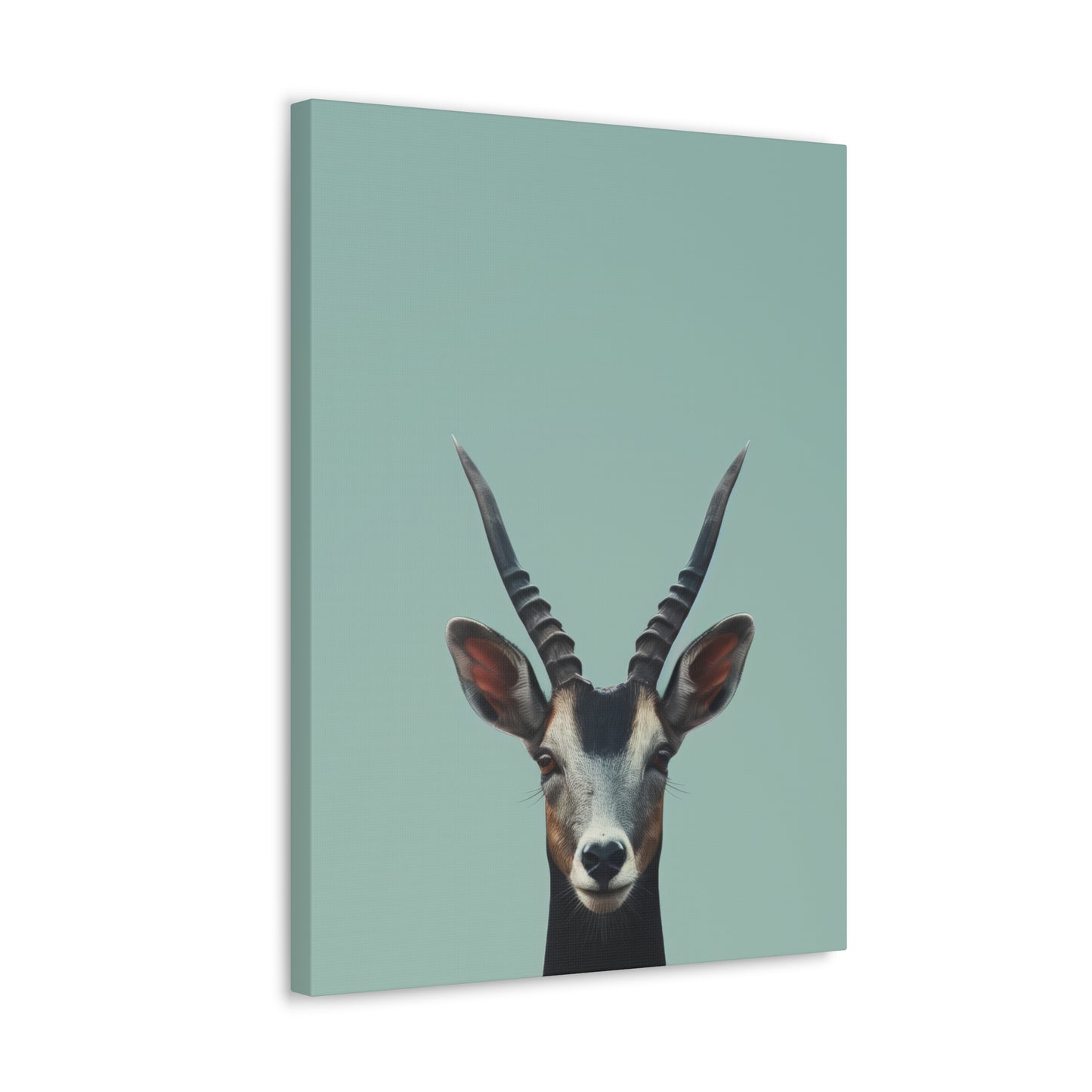 Antelope with Antlers Digital Illustration Canvas Gallery Wraps