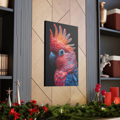 Beautiful Bird - Abstract Illustration Canvas Gallery Wraps