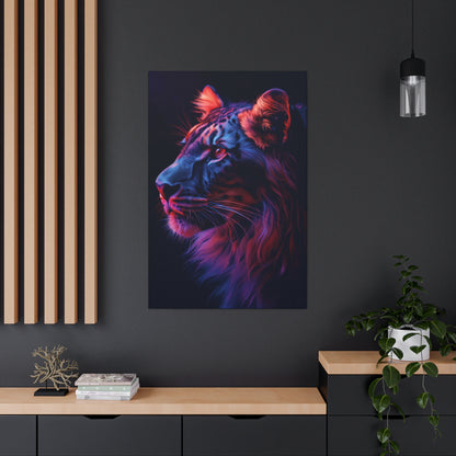 Lion - Illustration  Canvas Gallery Wraps