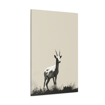 Goat Digital Illustration Canvas Gallery Wraps