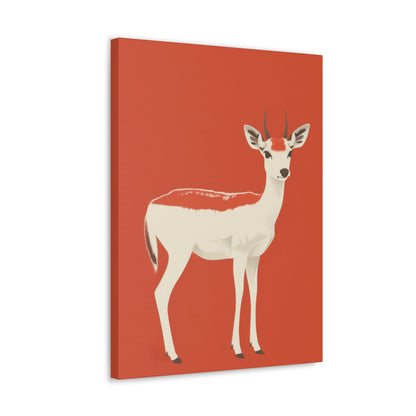 Deer Digital Illustration Canvas Gallery Wraps