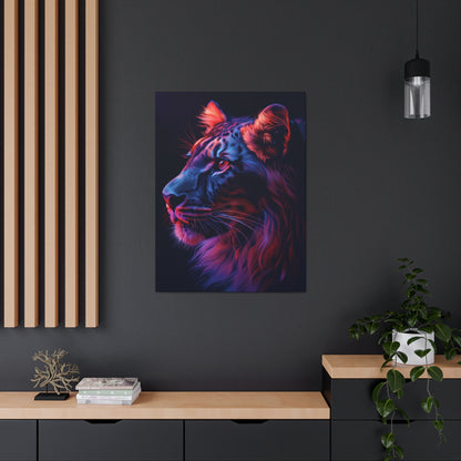 Lion - Illustration  Canvas Gallery Wraps