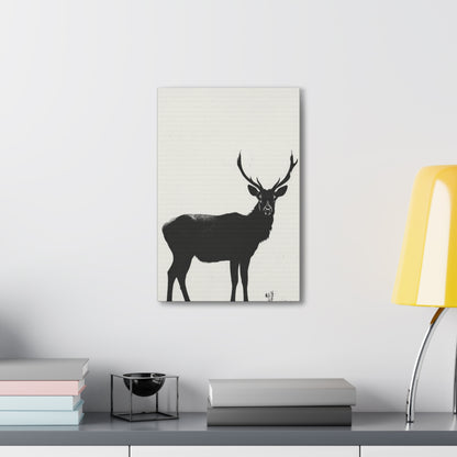 Reindeer Digital Illustration Canvas Gallery Wraps