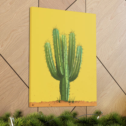 Cactus Plant - Illustration Canvas Gallery Wraps