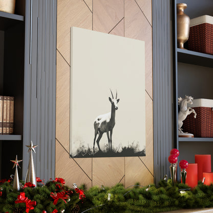 Goat Digital Illustration Canvas Gallery Wraps