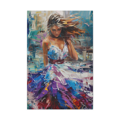 woman - Digital Print Canvas Gallery Wraps