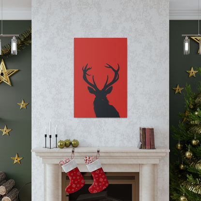 Reindeer - Digital Illustration Canvas Gallery Wraps