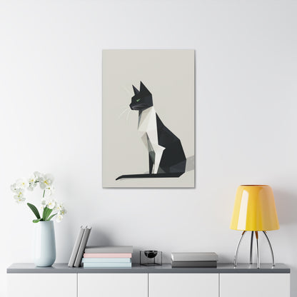 Cat - Digital Illustration Canvas Gallery Wraps