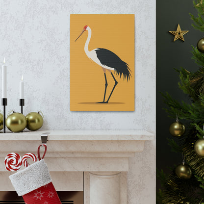 Stork Digital Illustration Canvas Gallery Wraps