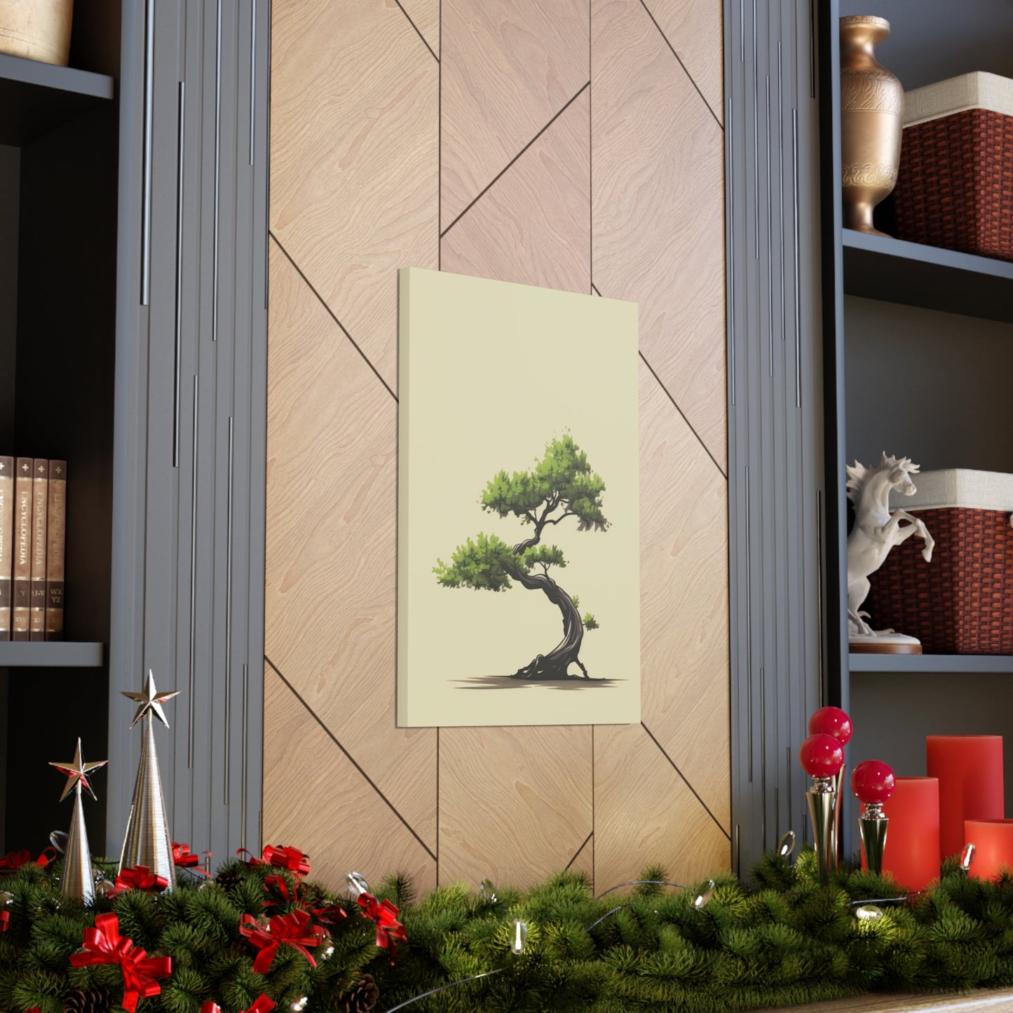 Bonsai Tree - Illustration Canvas Gallery Wraps