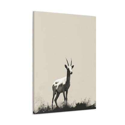 Goat Digital Illustration Canvas Gallery Wraps