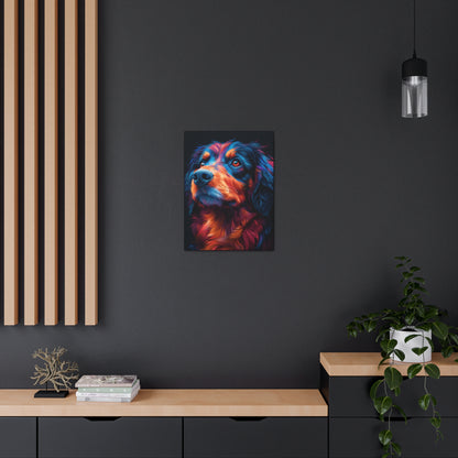 Retriever Dog - Illustration Canvas Gallery Wraps