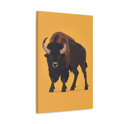 Bison - Digital Illustration Canvas Gallery Wraps