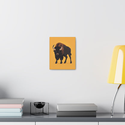 Bison - Digital Illustration Canvas Gallery Wraps