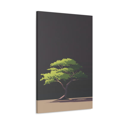 Bonsai Tree - Illustration Canvas Gallery Wraps