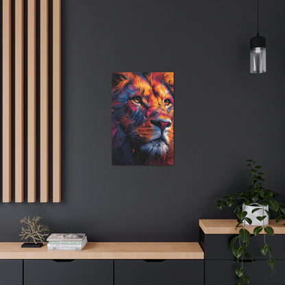 Lion - Illustration Canvas Gallery Wraps