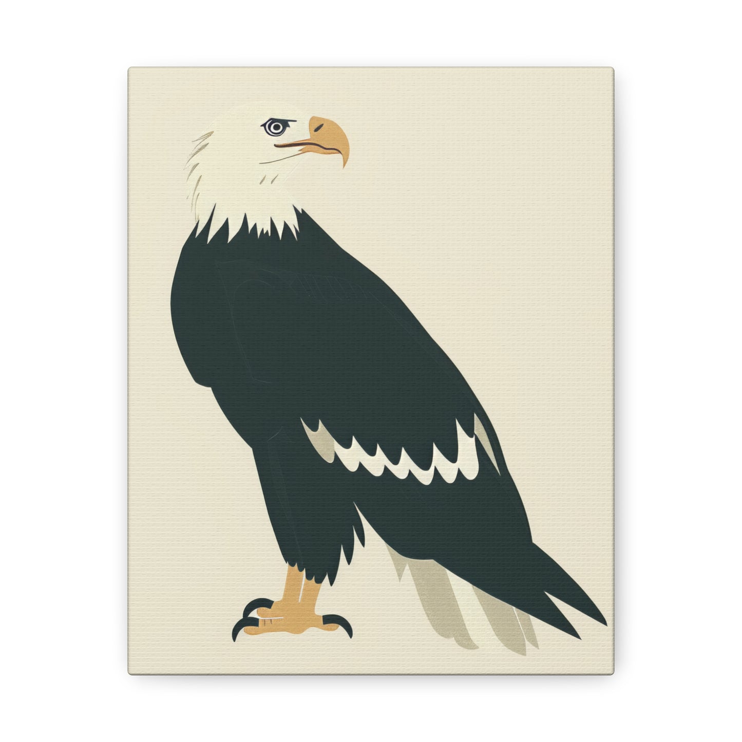 Bald Eagle Digital Illustration Canvas Gallery Wraps