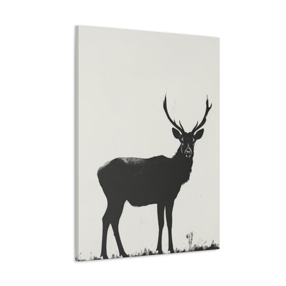 Reindeer Digital Illustration Canvas Gallery Wraps