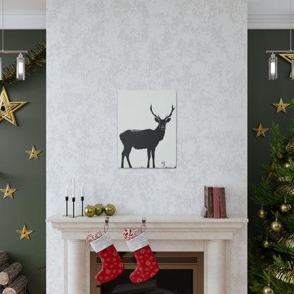 Reindeer Digital Illustration Canvas Gallery Wraps