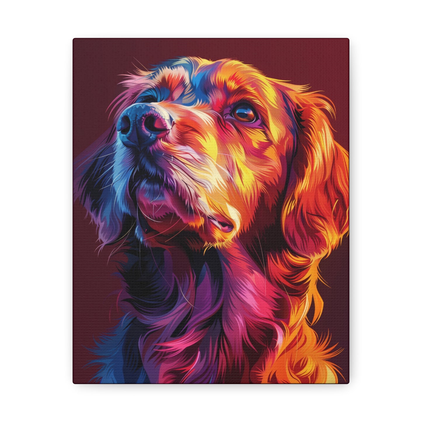 Labrador Dog - Abstract Illustration Canvas Gallery Wraps