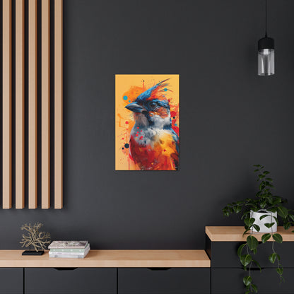 Bird - Abstract Illustration Canvas Gallery Wraps