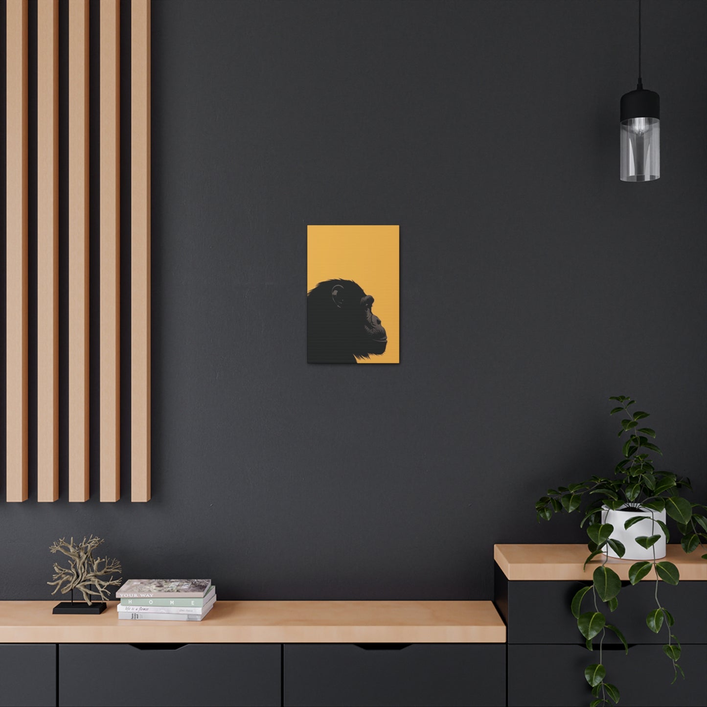 Gorilla Digital Illustration Canvas Gallery Wraps