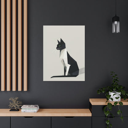 Cat - Digital Illustration Canvas Gallery Wraps