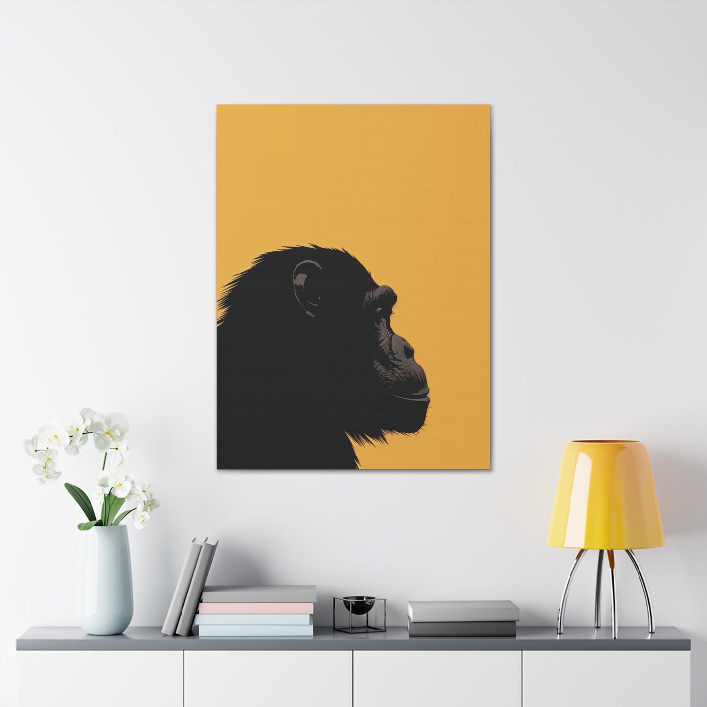 Gorilla Digital Illustration Canvas Gallery Wraps