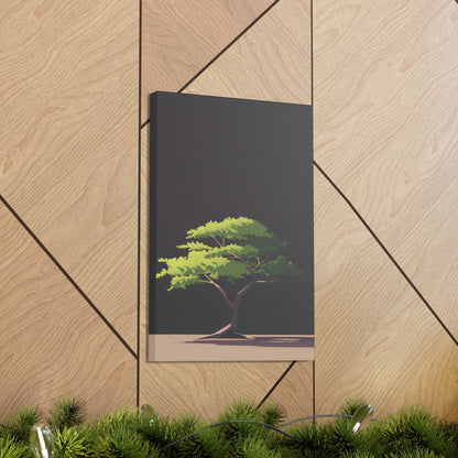 Bonsai Tree - Illustration Canvas Gallery Wraps